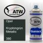 Preview: Opel, Kryptongrün Metallic, 380: 400ml Sprühdose, von ATW Autoteile West.